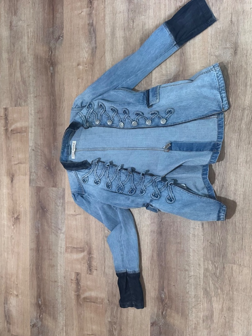 Free People denim military jacket - Picture 5 of 5